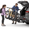 Pin Lock Rack Tyre 2-Bike Hitch Mount Rack for Cars SUVs, Fits E-Bikes Fat Tires Up To 5 ...