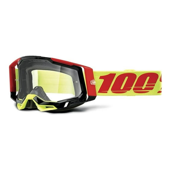 2 Bike & Motocross Goggles - MX and MTB Racing Protective Eyewear ( - Clear Lens)