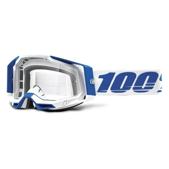 2 Bike & Motocross Goggles - MX and MTB Racing Protective Eyewear (Isola - Clear Lens)