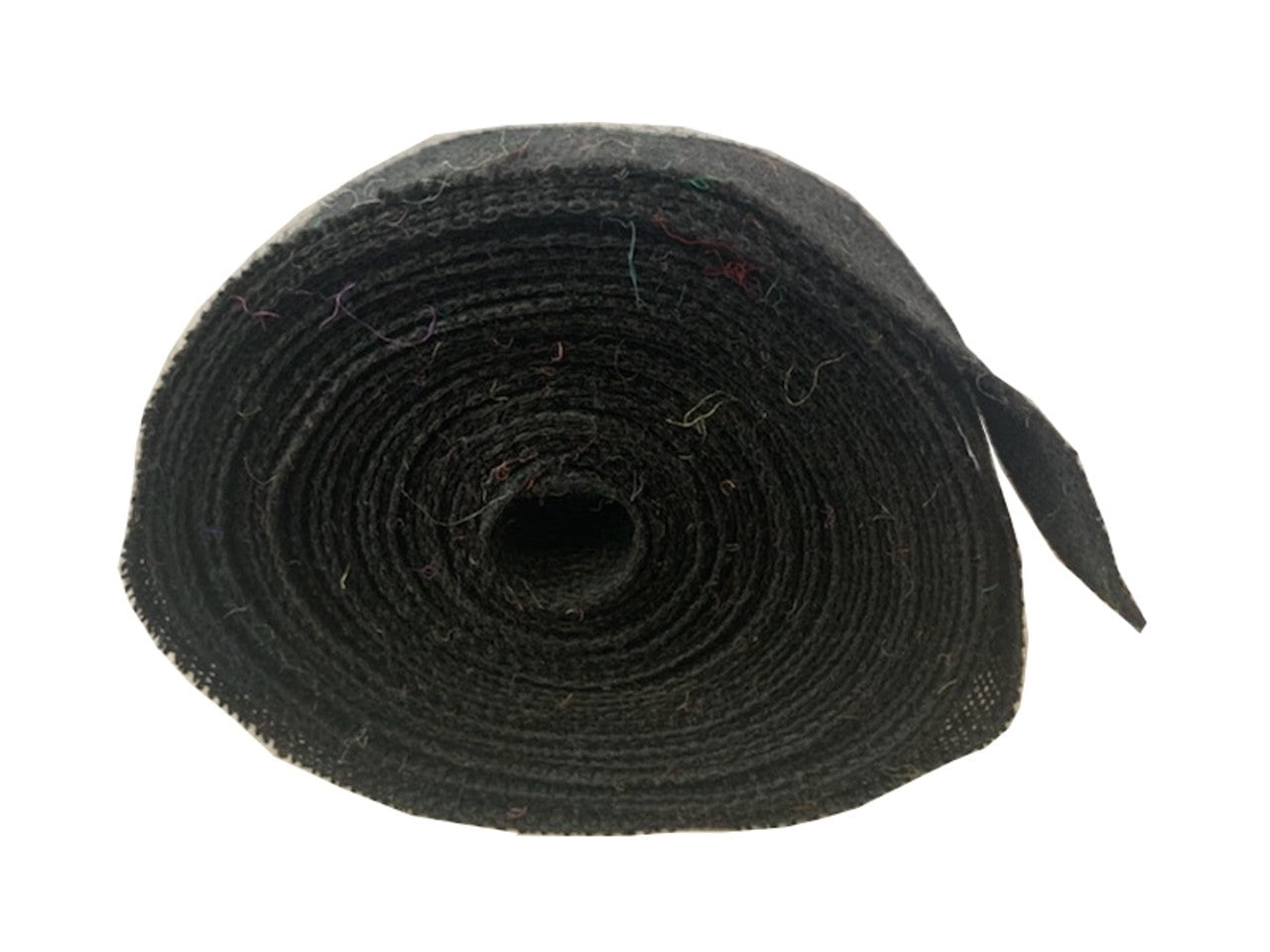 2 Black Burlap Ribbon 10 Yards Serged Made In Usa-,