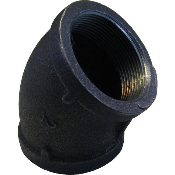 2" Black Iron 45deg Elbow