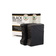 2 Black Seed Soaps 4.2oz Ethiopian Seeds Orange & Mint