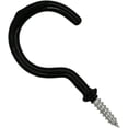 thumbnail image 1 of 2" Black Vinyl Coated Cup Hooks,Big Screw Hooks,2 Inch Ceiling Hooks,Christmas Lights Hanger Hooks,Plant Hanger Hooks,Drapery Curtain Tieback Hooks,Suitable for Indoor and Outdoor Hooks 20 Pcs, 1 of 5