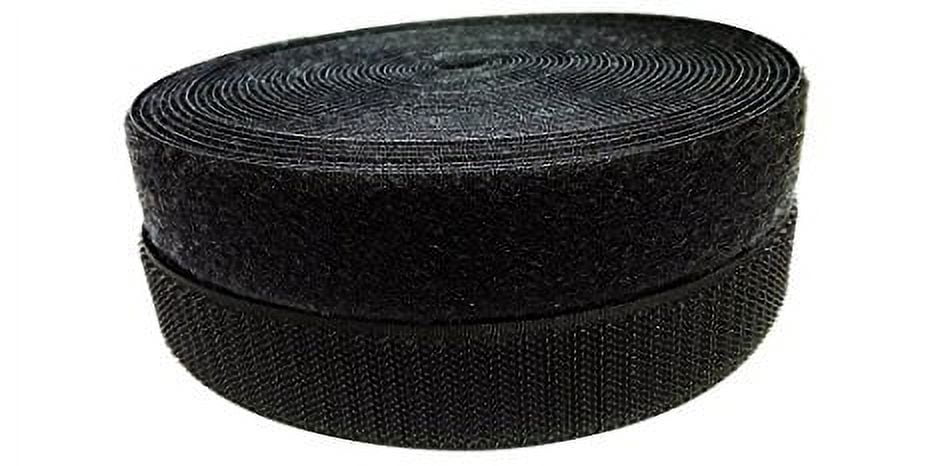 2" Black YKK Hook & Loop Sew on 10 Yards on Each Type