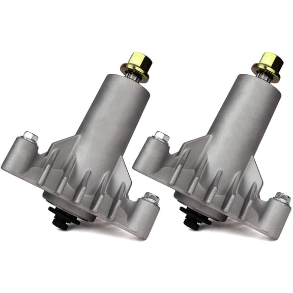 2 Blade Spindles w/ Bolts AYP Sears Husqvarna 532130794 130794 128285 137641