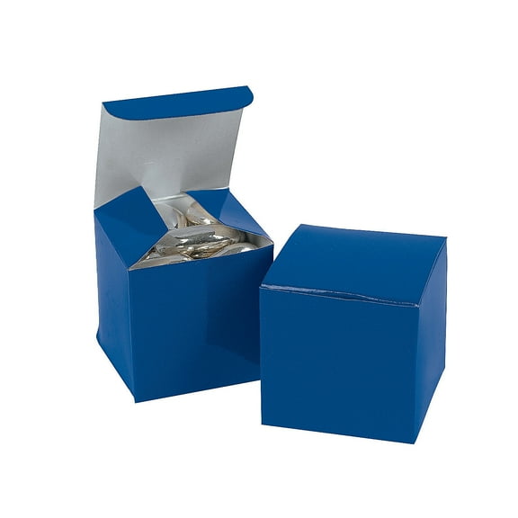 2" Blue Gift Boxes (24Pc) - Party Supplies - 24 Pieces