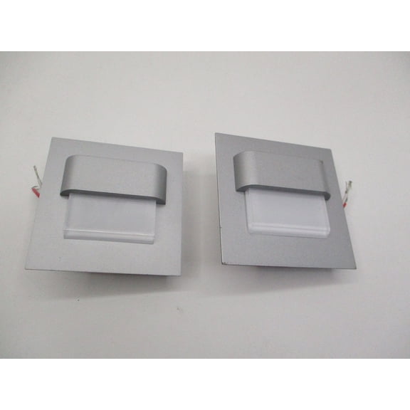 (2) Blue LED Camper RV Trailer Motorhome 12V Accent Courtesy Step Lights