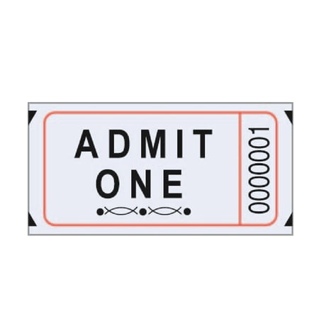 Single Ticket Roll 2000 Tickets Blue [101-DB]