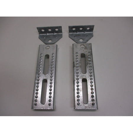 (2) Boat Pontoon Trailer 8" Bolster Bunk Board Adjustable Swivel Bracket Kits