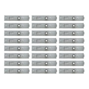 2-Bolt Cylinder Lock Latch with Padlock Hole, 100% Stainless Steel, Indoor Flat Door type Universal Fit for Most Self-Storages 24pcs