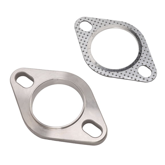 2 Bolts 2in Exhaust Flange Connection Kit Stainless Steel for Exhaust Downpipe Catback Headers