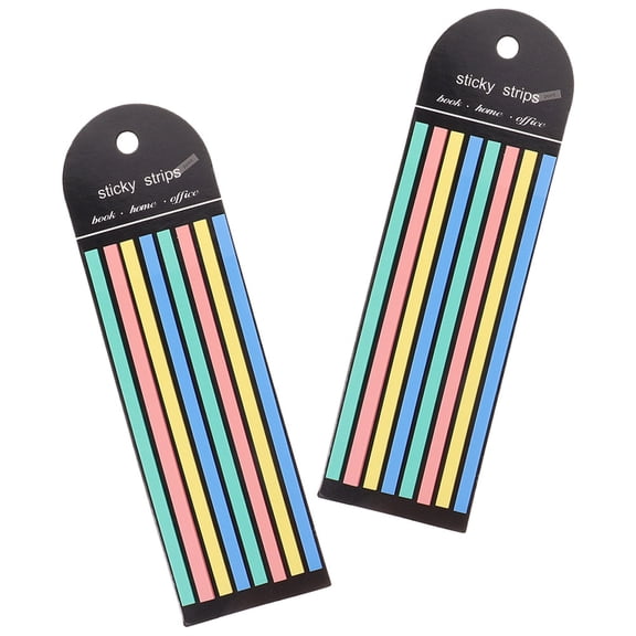 2 Books Tabs for Annotating Long Index Stickers Colored Highlight Strips