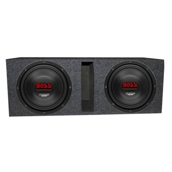 2) Boss CH10DVC 10" 3000W Car Subwoofers Subs Woofers 4 Ohm+Vented Box Enclosure