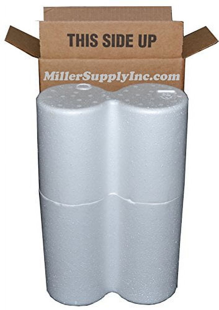 2 Bottle Styrofoam Wine Shipping Cooler - COOL-02