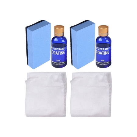 2 Bottles 9H Car Auto Oxidizing Ceramic Coating Superhydrophobic