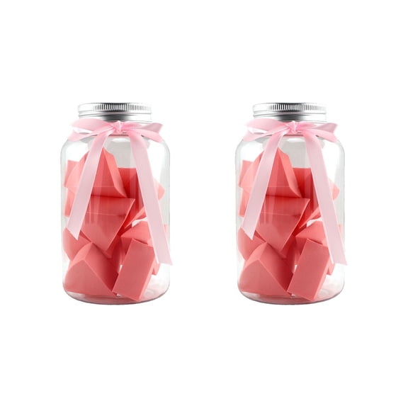 Set of 2 Lightweight Makeup Tools for Powdered Cosmetic Products, Easy to Use and Carry