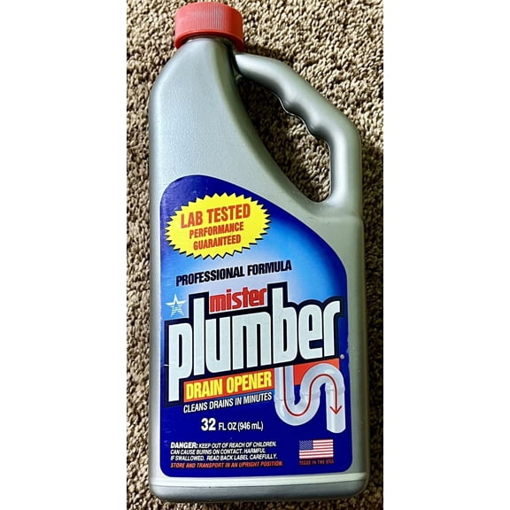 2 Bottles Of Mister Plumber Drain Opener Drain Cleaner Each Bottle Is 32 Fl Oz