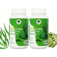 thumbnail image 1 of 2 Bottles Spirulina Capsules, Premium Spirulina Supplement, Supports Immune System, Healthy Heart, Vegan 480 Capsules, 1 of 9
