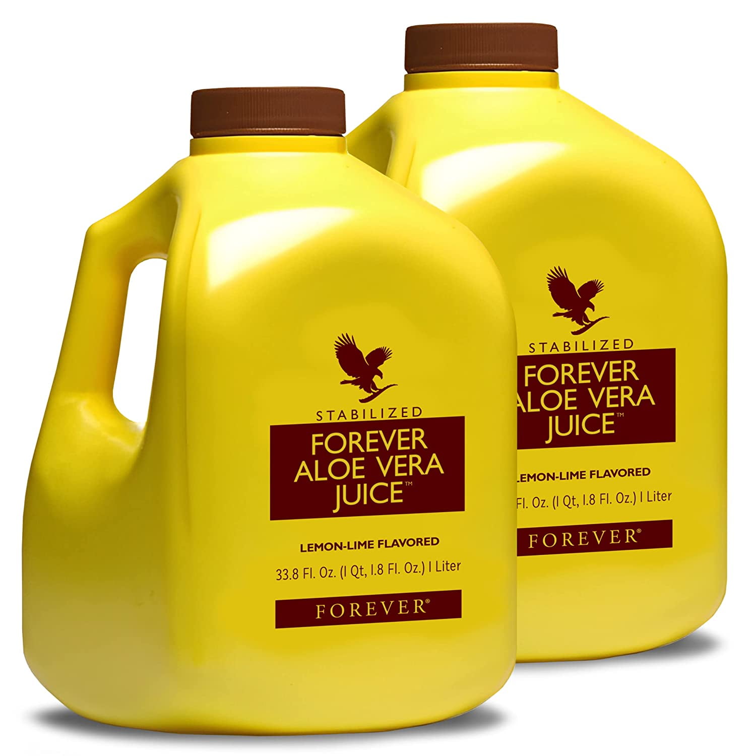 2 Bottles Of 1 Liter Aloe Vera Juice Forever Living Lemon Lime 2-bottles-of-1-liter-aloe-vera-juice-forever-living-lemon-lime