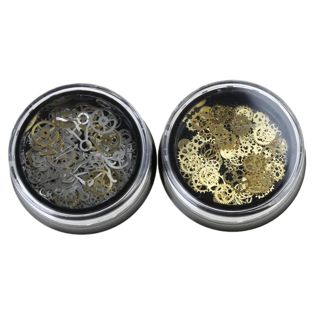 SVUPUE 200g ingranaggi, Cogs, Steampunk ingranaggi accessori, per la creazione di gioielli, accessori fatti a mano fai da te, Legierung