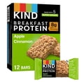 thumbnail image 1 of (2 Box of 12 Bars) KIND, Gluten Free, Apple Cinnamon, Breakfast Protein Bars,  6-Count, 1 Cardboard Box, 1 of 1