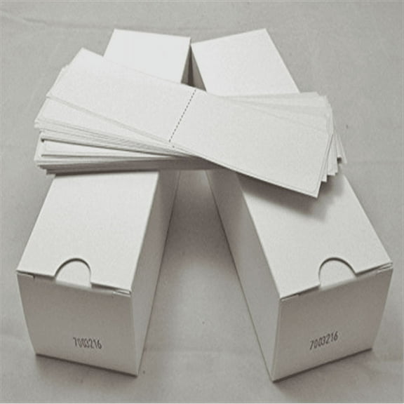 (2 Boxes) (1200 Labels) count 7" x 1 3/4" Postage Meter Tape Compare to Pitney Bowes 625-0 and Avery 5289