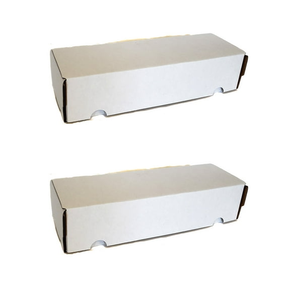 2 Boxes - BCW 660 Count - Corrugated Cardboard Storage Box - Baseball, Other Sport Cards, Gaming & Trading Card Collecting Supplies