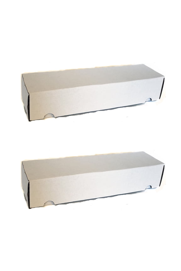2 Boxes - BCW 800 Count - Corrugated Cardboard Storage Box - Baseball, Other Sport Cards, Gaming & Trading Card Collecting Supplies