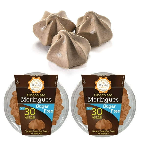 2 Boxes Chocolate Meringues Cookies Gluten Fat Sugar Free Kosher Sweets Snacks