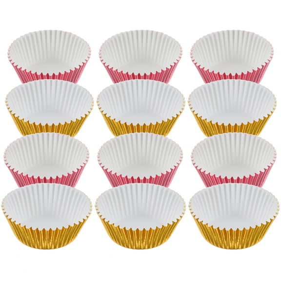 2 Boxes Cupcake Liners Aluminum Foil Cupcake Liners Cupcake Wrappers Portable Baking Cups