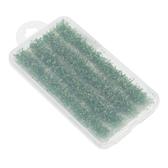 2 Boxes Flowers and Plants Decor Artificial Tuft Mini Scene Gaming Scenery Grass Simulation Cluster