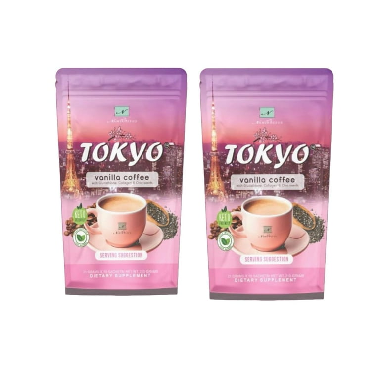 Namiroseus TOKYO Vanilla Instant Drink Powder, 2 Boxes of Namiroseus TOKYO Vanilla Instant Drink Powder, 2 Boxes of