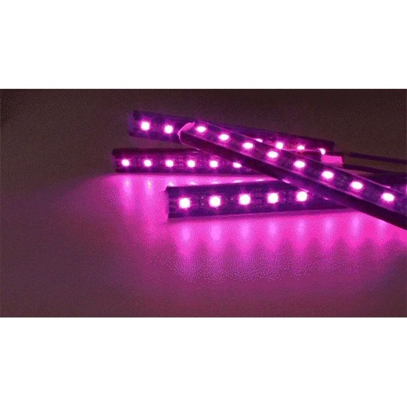 2 Boxes Of 2 Pk Of Ledeez Led Usb 5 Inch Light Bars Blue & Red Colors *Sealed*