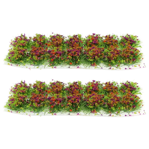 Raindrops 2Set Simulation Grass Cluster for Architecture Models Micro Landscape Decoration