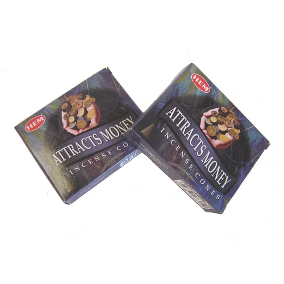 2 Boxes of Attract Money Incense Cones