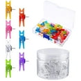 thumbnail image 1 of 2 Boxes of Convenient Push Pin Clips Replaceable Photo Clips Household Pushpin Clips, 1 of 6