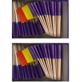 thumbnail image 1 of 2 Boxes of Mini Romania Toothpick Flags, 200 Small Romanian Flag Toothpicks or Cocktail Sticks & Picks, 1 of 1