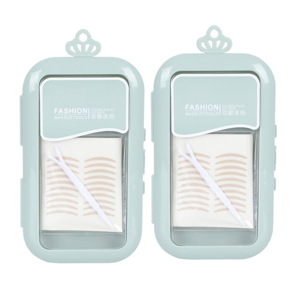 2 Boxes of Traceless Double-sided Breathable Mesh Lace Double-eyelid Paste