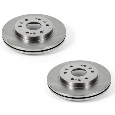 2 Brake Disc Rotors Front for Cadillac GMC Chevy fully Coated Rust Prevention MPN #BR55097-02