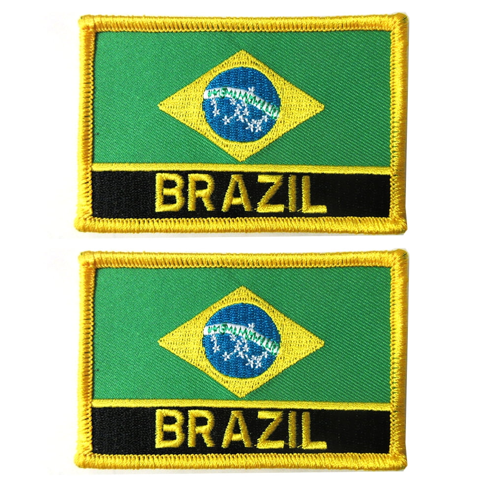 Brazil Patch - República Federativa do Brasil, São Paulo Badge 2.75 (Iron  on)