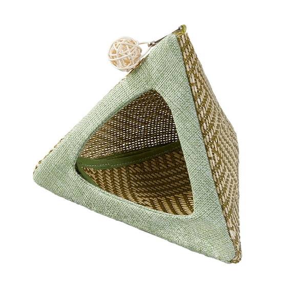 2. Breathable Bird House For Parrots Triangular Cooling Shelter, Space-Saving Cage Tent Design