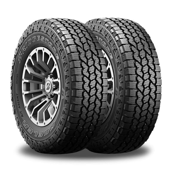 2 Bridgestone DuelerA/TAscent OWL 245/75R17 121/118R All Terrain LOAD RANGE E BR009672 / 245/75/17 / 2457517
