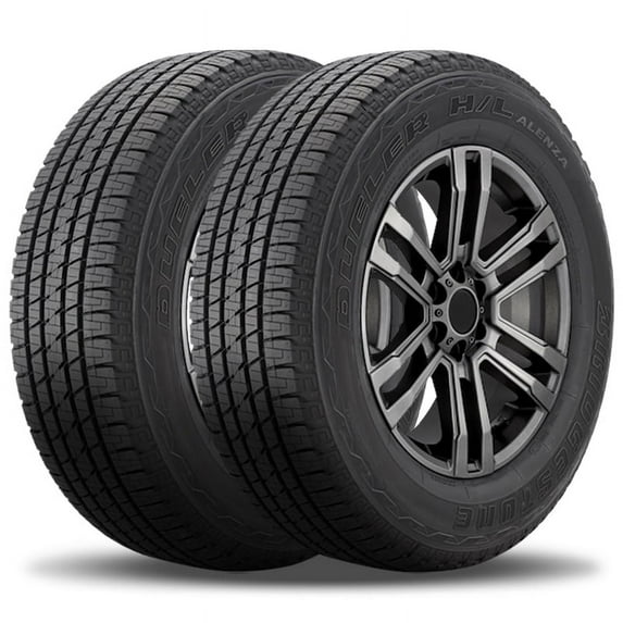 2 Bridgestone Dueler H/L Alenza P 285/45R22 110H Tires, All Season, 65000 Mile BR 023716 / 285/45/22 / 2854522