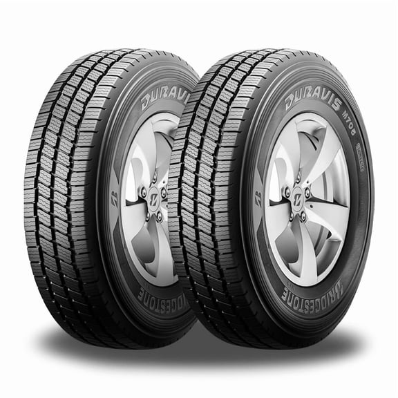 2 Bridgestone Duravis M705 235/65R16 121/119R Mini Van/SUV/CUV/Fleet Tire 10 PLY BR013603 / 235/65/16 / 2356516