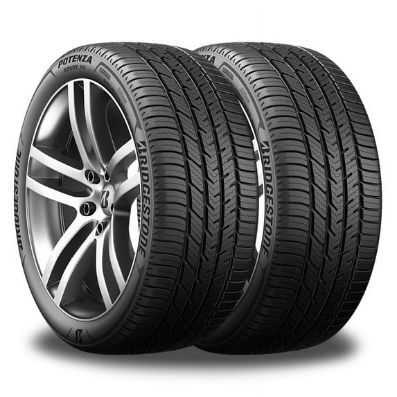 2 Bridgestone Potenza Sport AS 235/55R17 99W UHP Performance 50K Mile Warranty BR011926 / 235/55/17 / 2355517