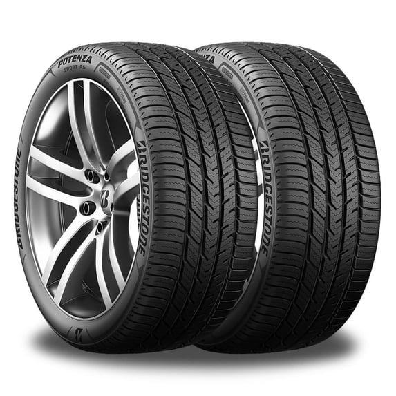 2 Bridgestone Potenza Sport AS 245/50R18 104W UHP Performance 50K Mile Warranty BR011899 / 245/50/18 / 2455018