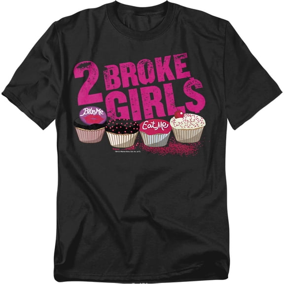 2 Broke Girls Cupcakes Unisex Adult T Shirt For Men And Women