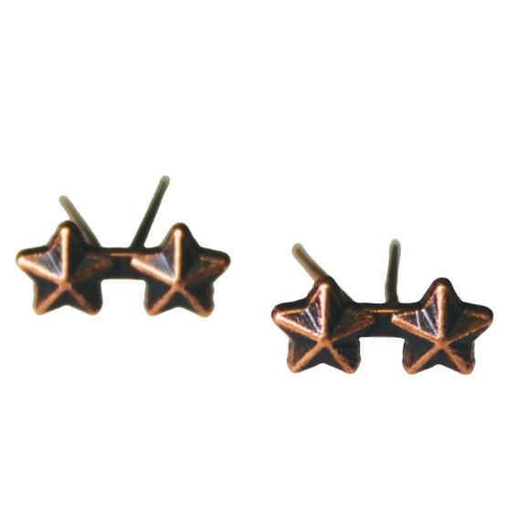 2 Bronze Star Device (unmounted) Bronze Ribbon Device For military medals and ribbons Sold as a Pair