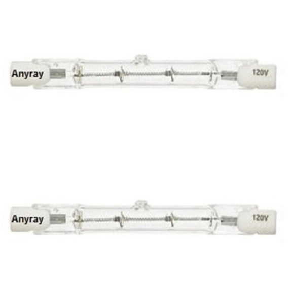 (2)-Bulbs J78 50W 120V 50 Watt J Type DE T3 50Watts 78mm R7S Bulb 3 1/8'' inch