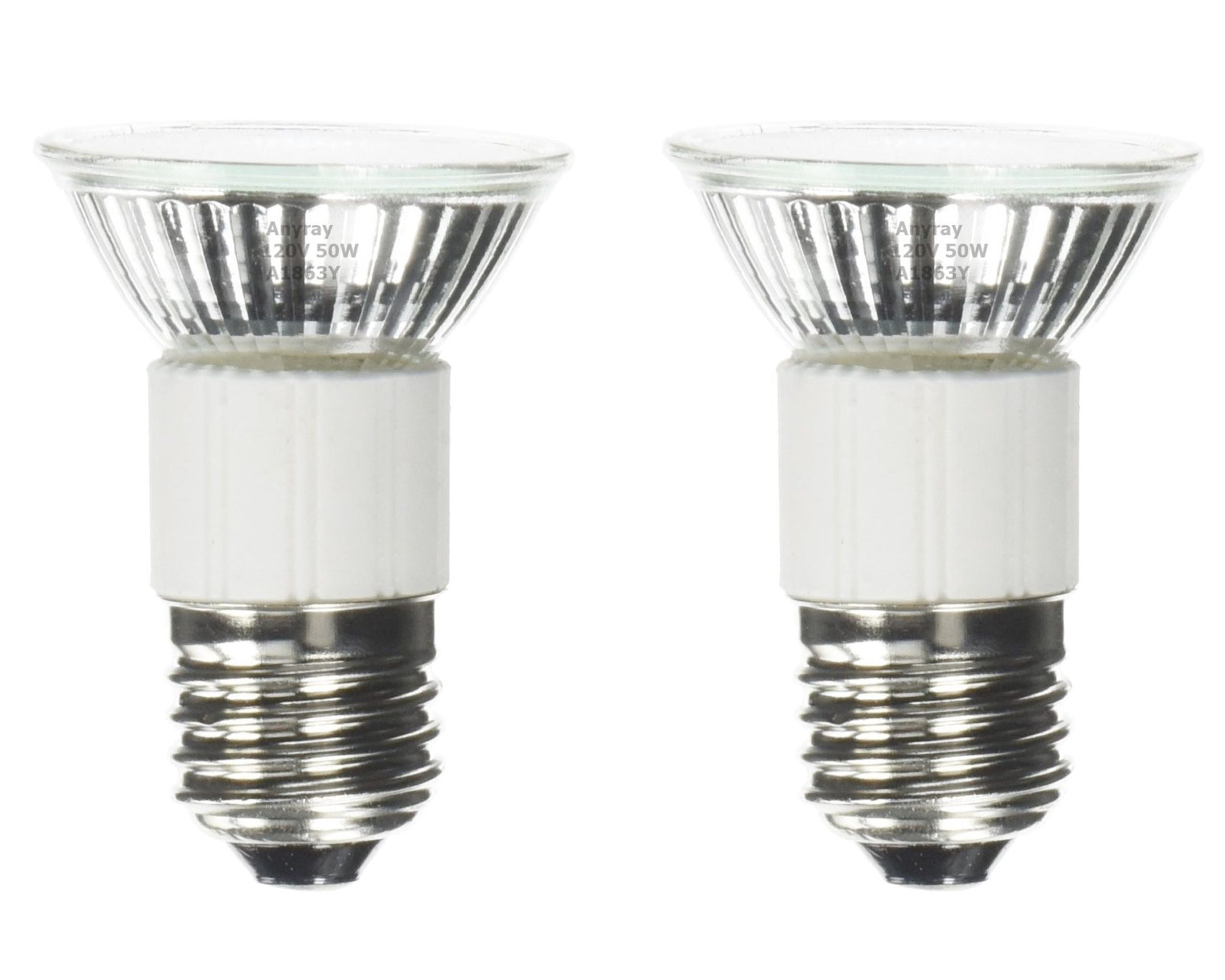 2-Bulbs JDR 50 Watt Medium (50 degree) E26 Base 120V 50W Hood Light ...